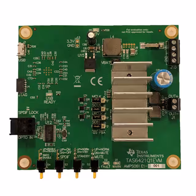 TAS6421Q1EVM Texas Instruments  Cartes d'évaluation - Amplificateurs audio